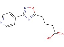4-[3-(4-pyridinyl)-1,2,4-oxadiazol-5-yl]butanoic acid