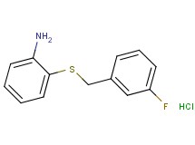 {2-[(3-fluorobenzyl)thio]phenyl}amine hydrochloride