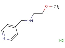 (2-methoxyethyl)(4-pyridinylmethyl)amine hydrochloride