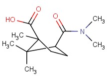 3-[(dimethylamino)carbonyl]-1,2,2-trimethylcyclopentanecarboxylic acid
