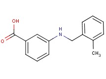 3-[(2-methylbenzyl)amino]benzoic acid