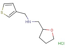 (tetrahydro-2-furanylmethyl)(3-thienylmethyl)amine hydrochloride