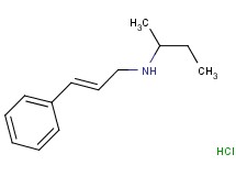 sec-butyl[(2E)-3-phenyl-2-propen-1-yl]amine hydrochloride