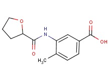 4-methyl-3-[(tetrahydro-2-furanylcarbonyl)amino]benzoic acid