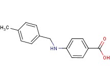 4-[(4-methylbenzyl)amino]benzoic acid