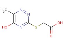 [(5-hydroxy-6-methyl-1,2,4-triazin-3-yl)thio]acetic acid