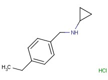 N-(4-ethylbenzyl)cyclopropanamine hydrochloride
