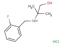 2-[(2-fluorobenzyl)amino]-2-methyl-1-propanol hydrochloride