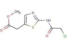 methyl {2-[(chloroacetyl)amino]-1,3-thiazol-5-yl}acetate