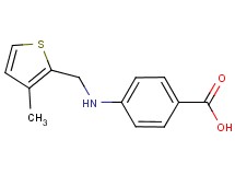 4-{[(3-methyl-2-thienyl)methyl]amino}benzoic acid