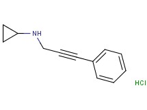 N-(3-phenyl-2-propyn-1-yl)cyclopropanamine hydrochloride