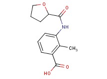 2-methyl-3-[(tetrahydro-2-furanylcarbonyl)amino]benzoic acid