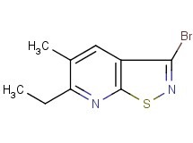 3-bromo-6-ethyl-5-methylisothiazolo[5,4-b]pyridine