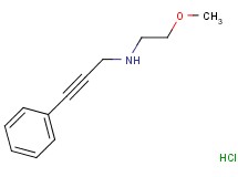 N-(2-methoxyethyl)-3-phenyl-2-propyn-1-amine hydrochloride