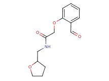 2-(2-formylphenoxy)-N-(tetrahydro-2-furanylmethyl)acetamide