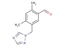 2,4-dimethyl-5-(1H-1,2,4-triazol-1-ylmethyl)benzaldehyde