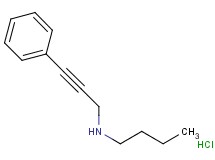 N-butyl-3-phenyl-2-propyn-1-amine hydrochloride