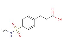 3-{4-[(methylamino)sulfonyl]phenyl}propanoic acid