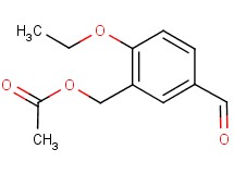2-ethoxy-5-formylbenzyl acetate