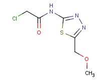 2-chloro-N-[5-(methoxymethyl)-1,3,4-thiadiazol-2-yl]acetamide