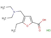4-[(diethylamino)methyl]-5-ethyl-2-furoic acid hydrochloride