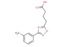 4-[3-(3-methylphenyl)-1,2,4-oxadiazol-5-yl]butanoic acid