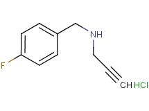 N-(4-fluorobenzyl)-2-propyn-1-amine hydrochloride