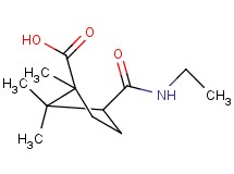 3-[(ethylamino)carbonyl]-1,2,2-trimethylcyclopentanecarboxylic acid