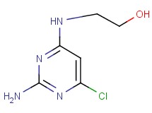 2-[(2-amino-6-chloro-4-pyrimidinyl)amino]ethanol