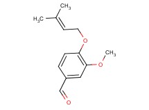 3-methoxy-4-[(3-methyl-2-buten-1-yl)oxy]benzaldehyde