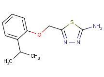 5-[(2-isopropylphenoxy)methyl]-1,3,4-thiadiazol-2-amine