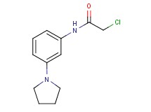 2-chloro-N-[3-(1-pyrrolidinyl)phenyl]acetamide