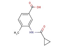 3-[(cyclopropylcarbonyl)amino]-4-methylbenzoic acid