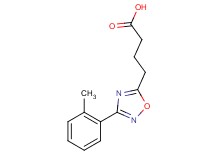 4-[3-(2-methylphenyl)-1,2,4-oxadiazol-5-yl]butanoic acid