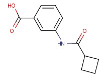 3-[(cyclobutylcarbonyl)amino]benzoic acid