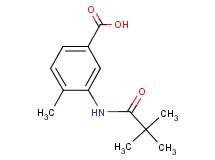 3-[(2,2-dimethylpropanoyl)amino]-4-methylbenzoic acid