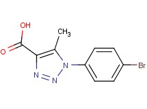 1-(4-bromophenyl)-5-methyl-1H-1,2,3-triazole-4-carboxylic acid