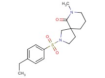 2-[(4-ethylphenyl)sulfonyl]-7-methyl-2,7-diazaspiro[4.5]decan-6-one