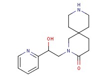 2-[2-hydroxy-2-(2-pyridinyl)ethyl]-2,9-diazaspiro[5.5]undecan-3-one dihydrochloride