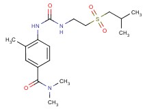 4-[({[2-(isobutylsulfonyl)ethyl]amino}carbonyl)amino]-N,N,3-trimethylbenzamide