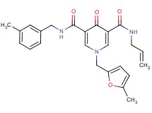 N-allyl-N'-(3-methylbenzyl)-1-[(5-methyl-2-furyl)methyl]-4-oxo-1,4-dihydro-3,5-pyridinedicarboxamide