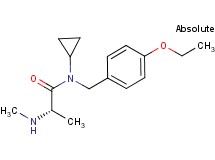 N~1~-cyclopropyl-N~1~-(4-ethoxybenzyl)-N~2~-methyl-L-alaninamide hydrochloride