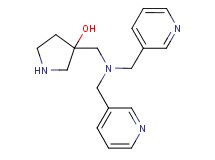 3-{[bis(3-pyridinylmethyl)amino]methyl}-3-pyrrolidinol dihydrochloride