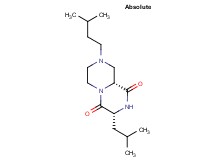 (3R,9aR)-3-isobutyl-8-(3-methylbutyl)tetrahydro-2H-pyrazino[1,2-a]pyrazine-1,4(3H,6H)-dione