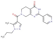 7-[(5-methyl-1-propyl-1H-pyrazol-4-yl)carbonyl]-2-pyridin-4-yl-5,6,7,8-tetrahydropyrido[3,4-d]pyrimidin-4(3H)-one