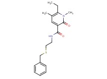 N-[2-(benzylthio)ethyl]-6-ethyl-1,5-dimethyl-2-oxo-1,2-dihydropyridine-3-carboxamide