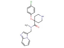 4-(4-chlorophenoxy)-N-(imidazo[1,2-a]pyridin-3-ylmethyl)-N-methyl-4-piperidinecarboxamide dihydrochloride