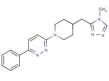 3-{4-[(4-methyl-4H-1,2,4-triazol-3-yl)methyl]piperidin-1-yl}-6-phenylpyridazine