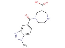1-[(1-methyl-1H-benzimidazol-5-yl)carbonyl]-1,4-diazepane-6-carboxylic acid dihydrochloride