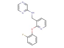 N-{[2-(2-fluorophenoxy)-3-pyridinyl]methyl}-2-pyrazinamine